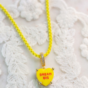 Dream Big Conversation Heart Necklaces