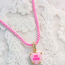 Be Mine Conversation Heart Necklaces