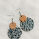 Style 2 Wooden Patterned Earrings