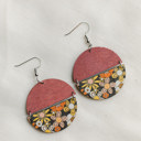 Style 8 Wooden Patterned Earrings