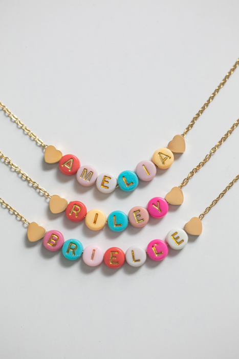 Personalized Beaded Necklace