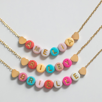 Personalized Beaded Necklace