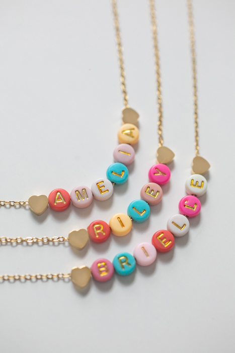 Personalized Beaded Necklace