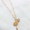 April Dainty Birthstone & Birth Flower Necklaces