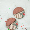 Style 5 Wooden Winter Earrings