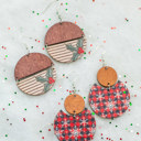  Wooden Winter Earrings