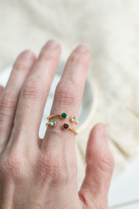 Dual Birthstone Ring