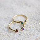  Dual Birthstone Ring