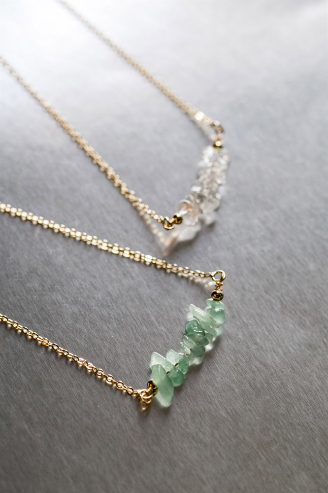 Natural Gemstone Birthstone Necklace