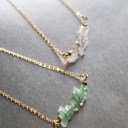  Natural Gemstone Birthstone Necklace