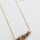 July Natural Gemstone Birthstone Necklace