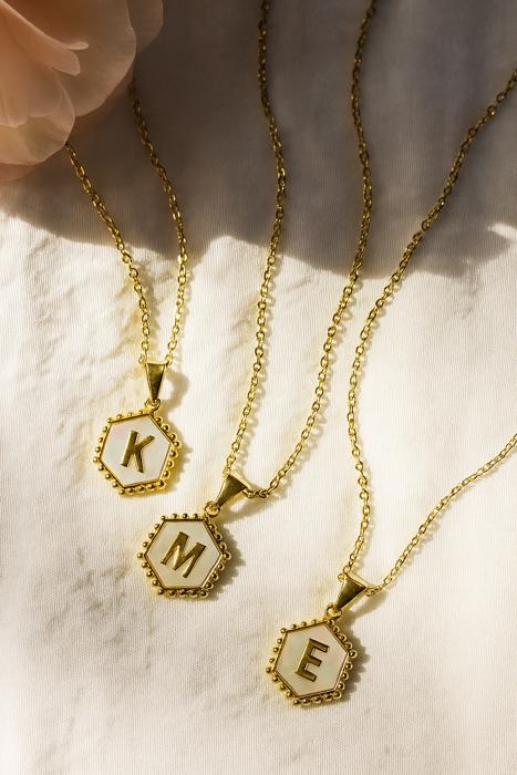 Minimalist Initial Letter Necklace