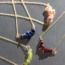  Natural Gemstone Birthstone Necklace