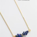 September Natural Gemstone Birthstone Necklace