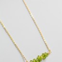 August Natural Gemstone Birthstone Necklace