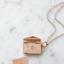 Rose Gold Love Note Envelope Locket