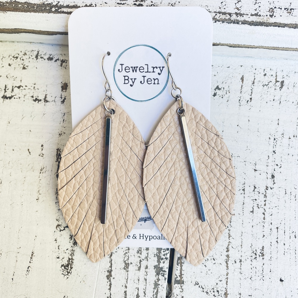 Fringe Leather Earrings