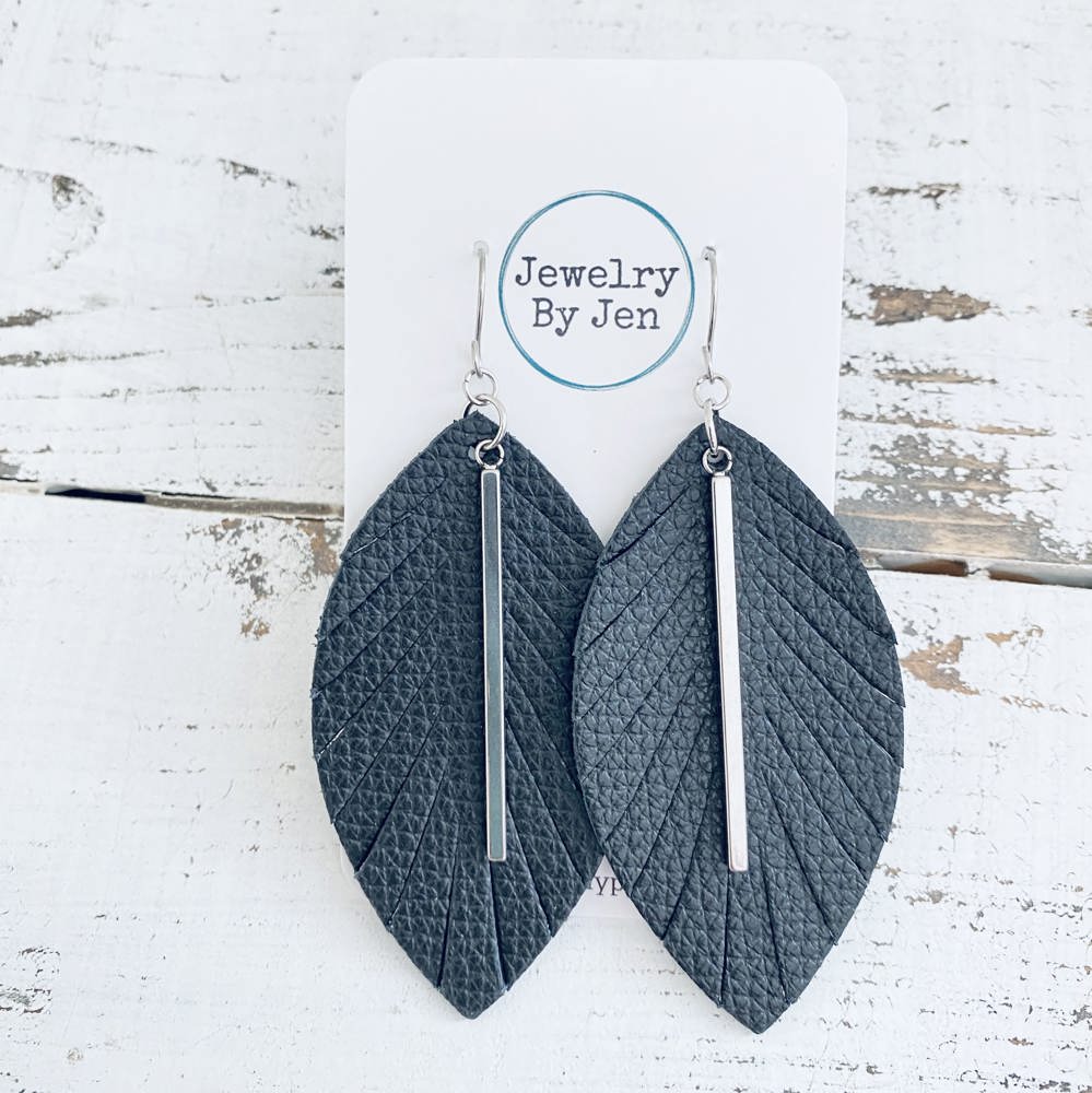 Fringe Leather Earrings