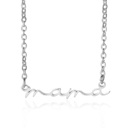 Silver Plated 18K Gold Plated Petite Mama Pendant Necklace (Multiple Options)