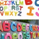  Wooden 26 Magnetic Letters and Free 15 Numbers & Symbols