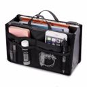 Black Cosmetic Travel Bag Organizer