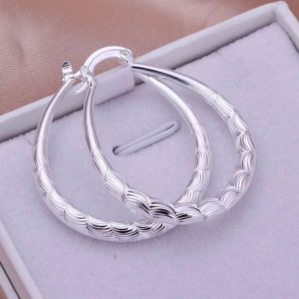 925 Sterling Silver Hoop Earrings - Multiple Options