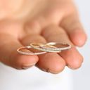  Micro Pave Eternity Crystal Band Ring