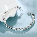 #2 - 8mm beads Sterling Silver Bracelets - 10 styles