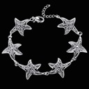 #3 - starfish Sterling Silver Bracelets - 10 styles