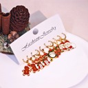 Ginger Bread 5 pairs 5/20 Pairs Christmas Drop Dangle Earrings 