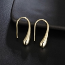 Gold-Plated 925 Sterling Silver Teardrop Earrings