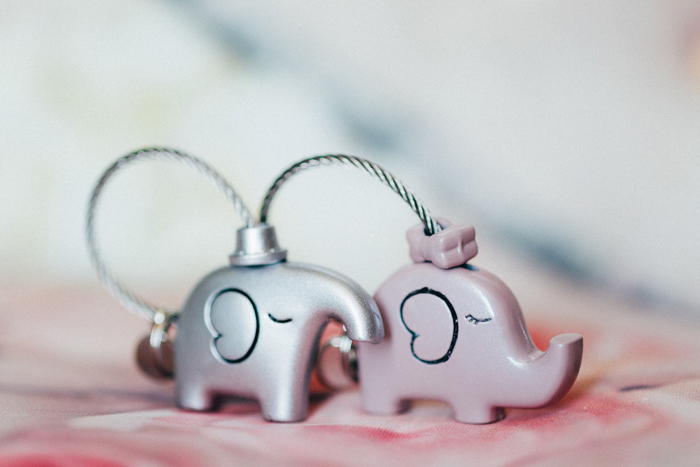 Elephant Love Keychain Set