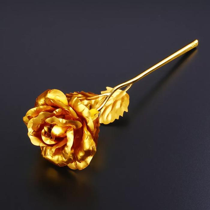 24k Gold Plated Foil Rose Flower Unique Gift