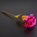 Pink 24k Gold Plated Foil Rose Flower Unique Gift