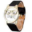 Black Adorable Cat Watches