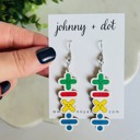  Teacher Classroom Wooden Earrings