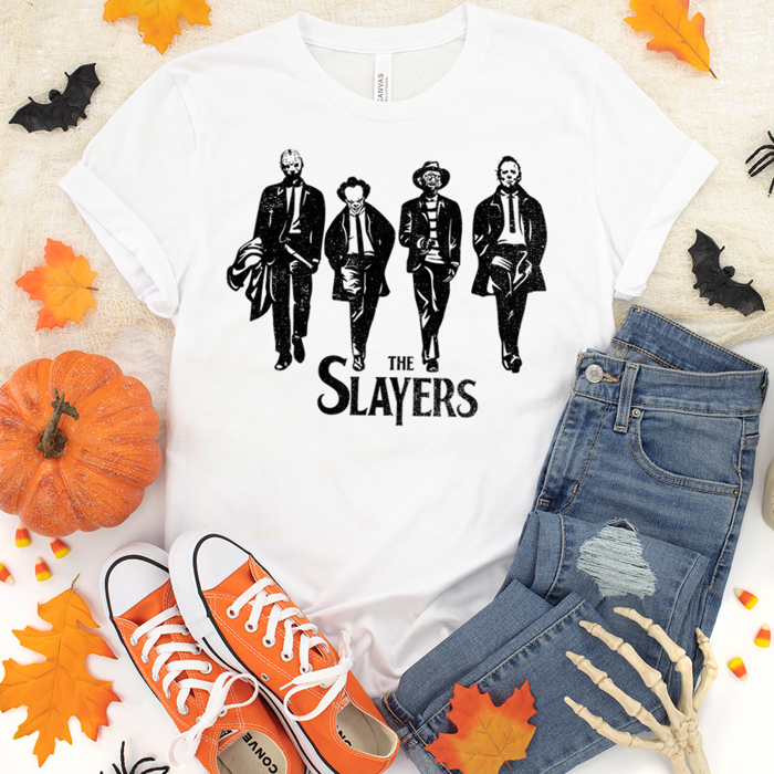 Spooky Scary Movie Halloween Fall & Autumn Graphic Tee | Halloween Shirt