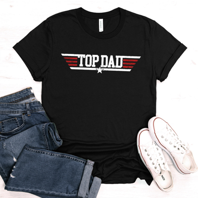 Top Dad Father's Day Graphic Tee