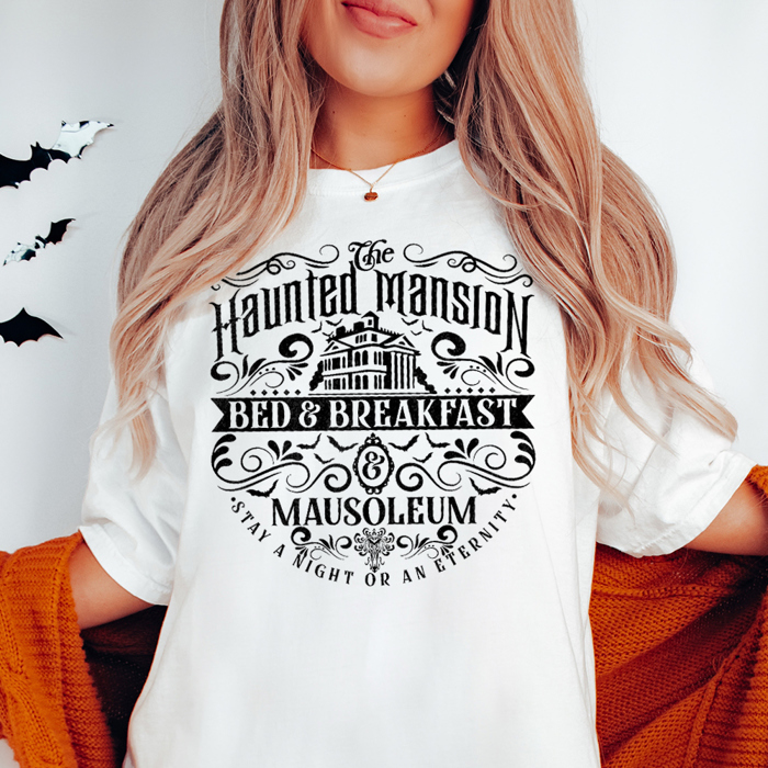 Magical Halloween Movie Haunted Mansion Hocus Pocus Fall & Autumn Graphic Tee | Halloween Shirt
