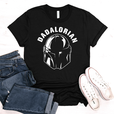 Dadalorian Funny Father's Day Graphic Tee