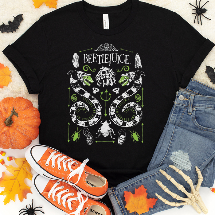 Spooky Scary Movie Halloween Fall & Autumn Graphic Tee | Halloween Shirt