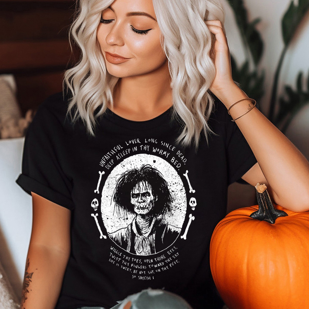 Billy Poem Portrait Hocus Pocus Halloween Movie Graphic Tee