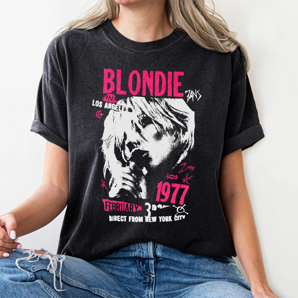 Blondie Los Angeles Throwback Concert Graphic Tee