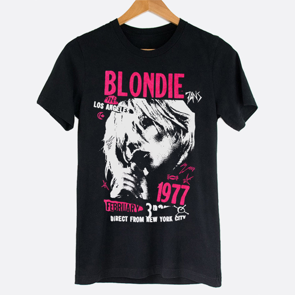 Blondie Los Angeles Throwback Concert Graphic Tee