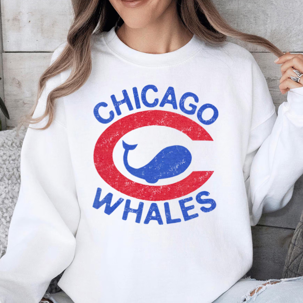 Vintage Chicago Whales Sports Graphic Sweatshirt