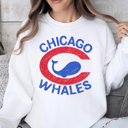  Vintage Chicago Whales Sports Graphic Sweatshirt