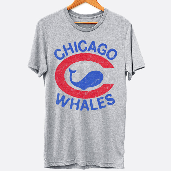 Vintage Chicago Whales Baseball Sports Graphic Tee