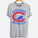  Vintage Chicago Whales Baseball Sports Graphic Tee