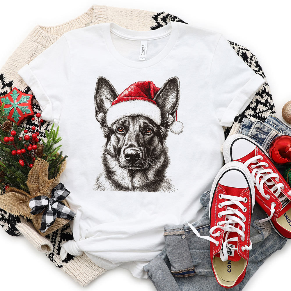 Favorite Holiday Dog & Christmas Hats Animal Lover Graphic Tees