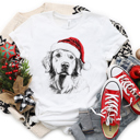  Favorite Holiday Dog & Christmas Hats Animal Lover Graphic Tees